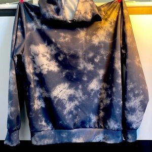 COPY - LINPLLO  Mens Tie Dye Pullover Hoodie Size L  New Draw String Included